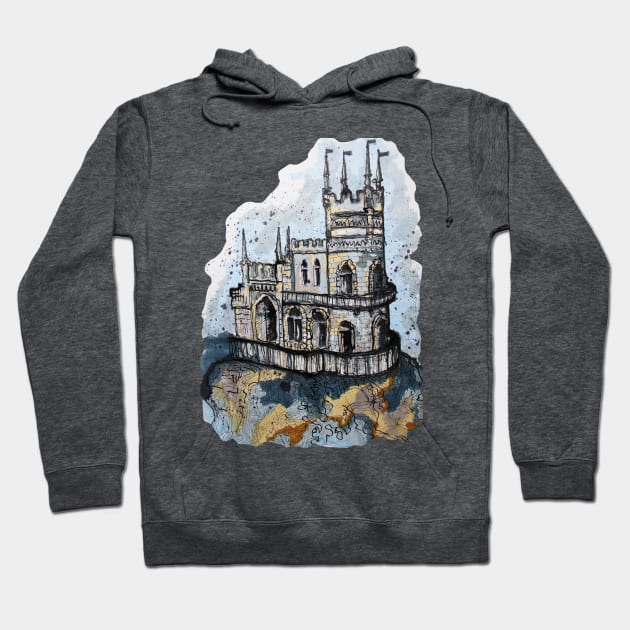 Castle Swallow's Nest Hoodie by Kuhtina